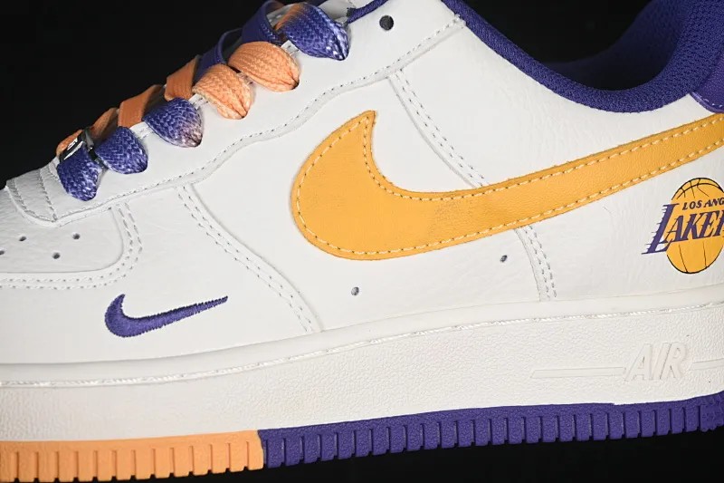 All categories Nk Air Force 1 Air Force series Nk Air Force 1 Low Air Force low-top Nike Air Force 1'07 Low NBA joint Purple Lakers Air Force 1 low-top casual sneakers CS5288-006